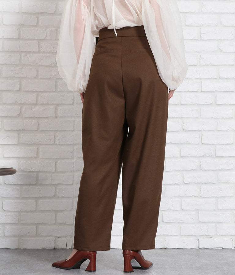 起毛ツイル ベルクロ タックパンツ 362-9237