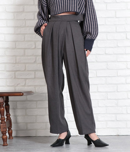 起毛ツイル ベルクロ タックパンツ 362-9237