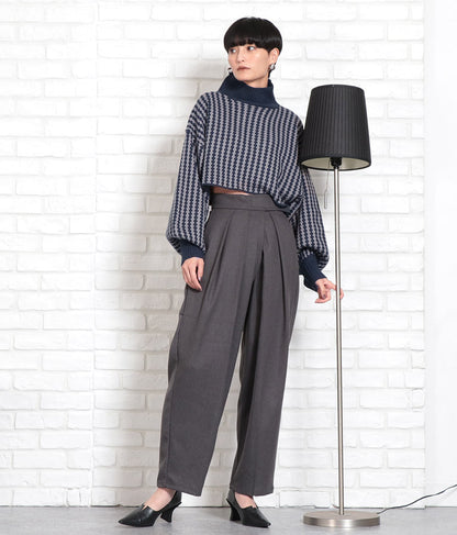 起毛ツイル ベルクロ タックパンツ 362-9237