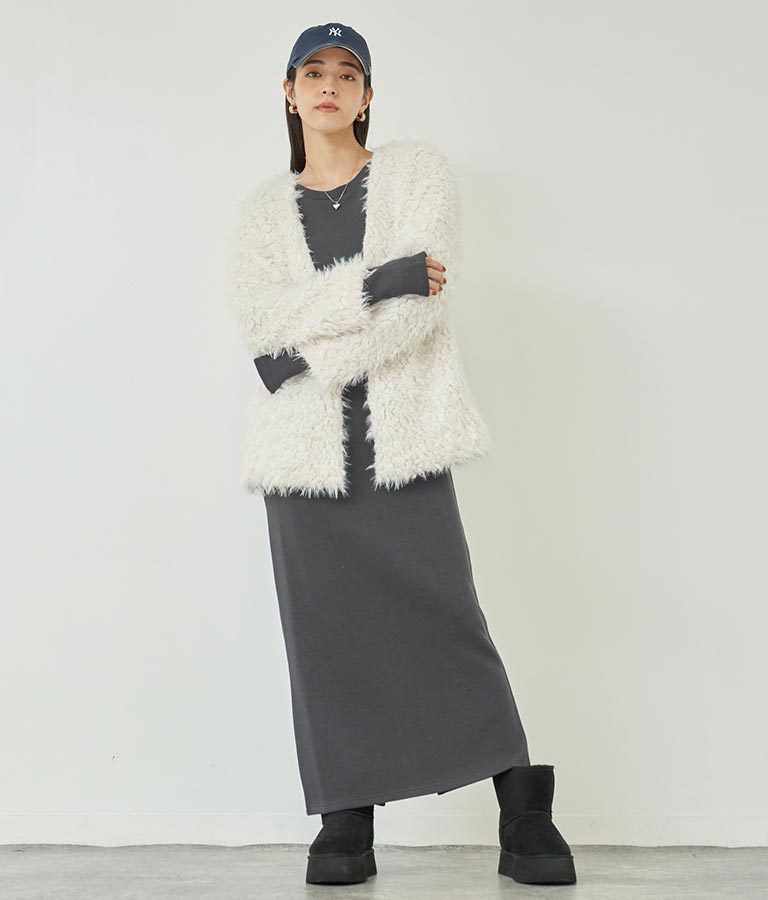 厚底ムートンブーツ 799-8940