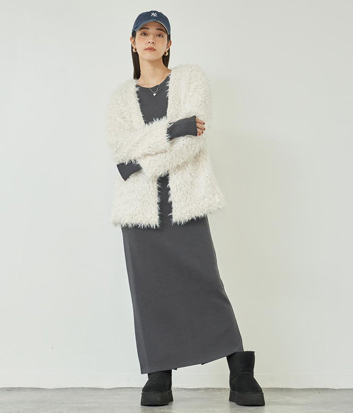 厚底ムートンブーツ 799-8940