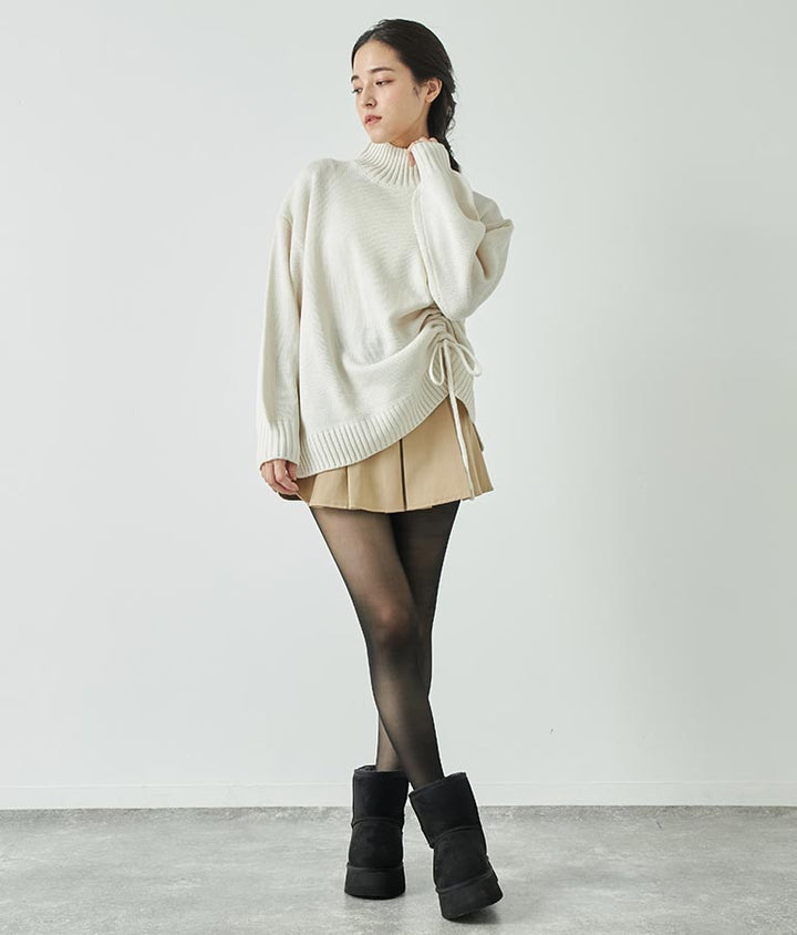厚底ムートンブーツ 799-8940