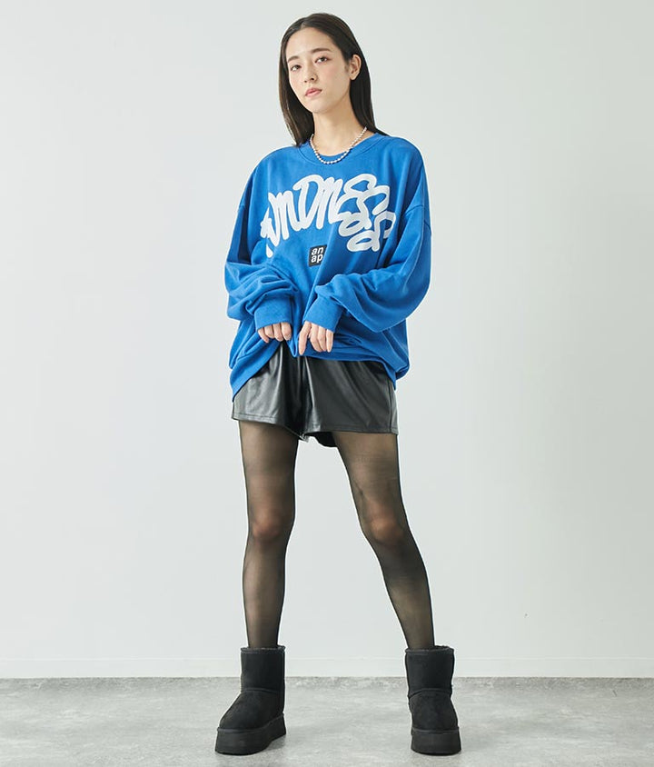 厚底ムートンブーツ 799-8940