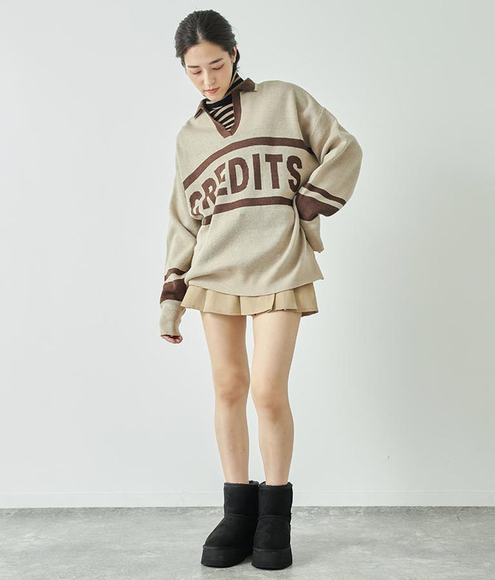 厚底ムートンブーツ 799-8940