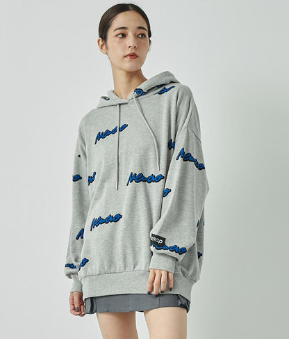 英字柄 裏毛 スウェット パーカー【親子お揃い】 793-9041