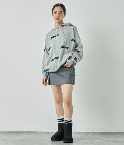 英字柄 裏毛 スウェット パーカー【親子お揃い】 793-9041