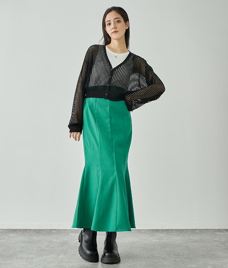 パッド付きリブタンクトップ 153-5443