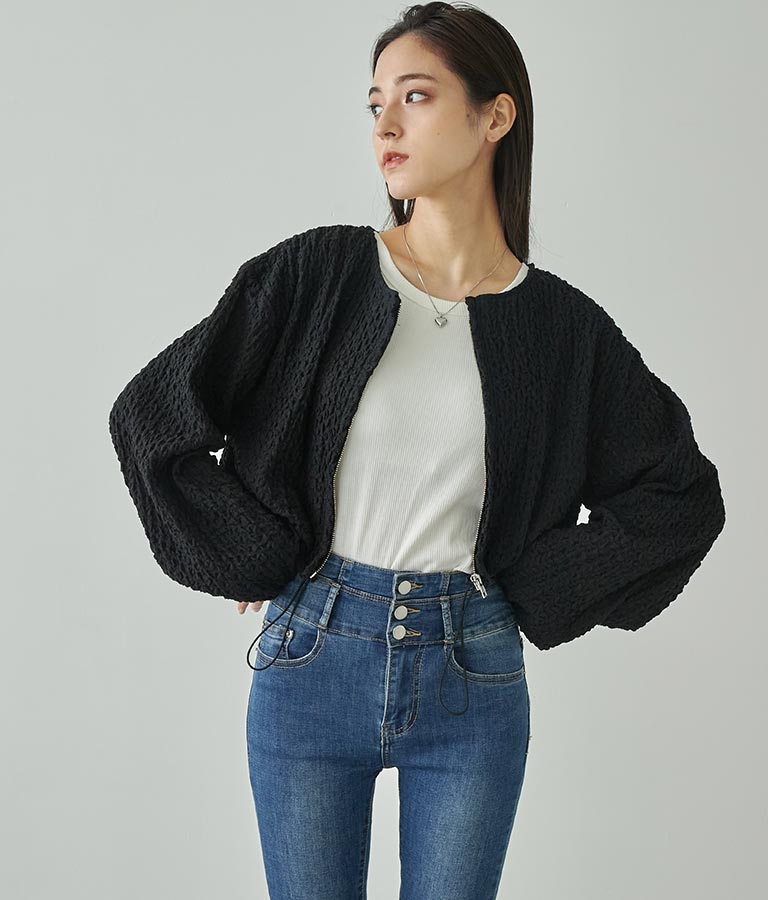 パッド付きリブタンクトップ 153-5443