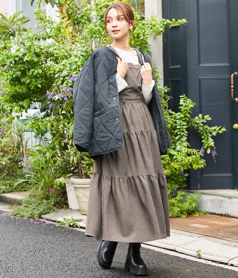 ティアード ジャンパースカート 527-6782