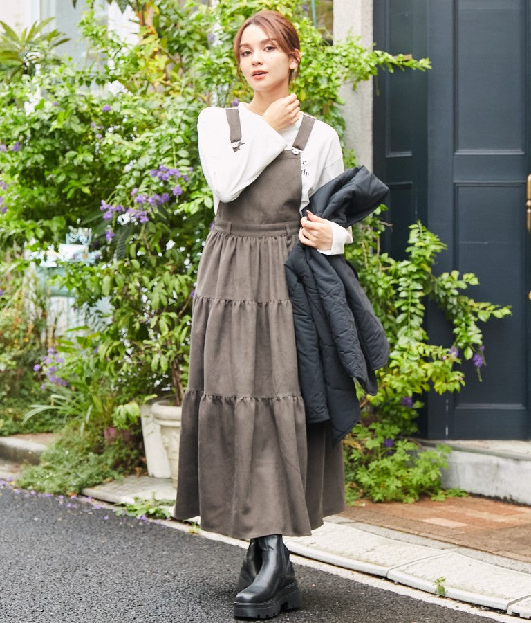 ティアード ジャンパースカート 527-6782