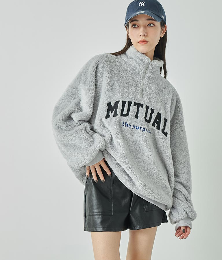 ジップデザインフェイクレザーハイウエストショートパンツ 152-5439