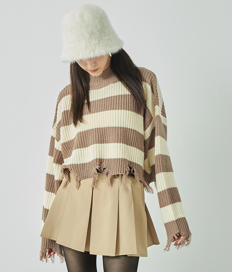 フェイクファー チューリップ ハット 159-5519