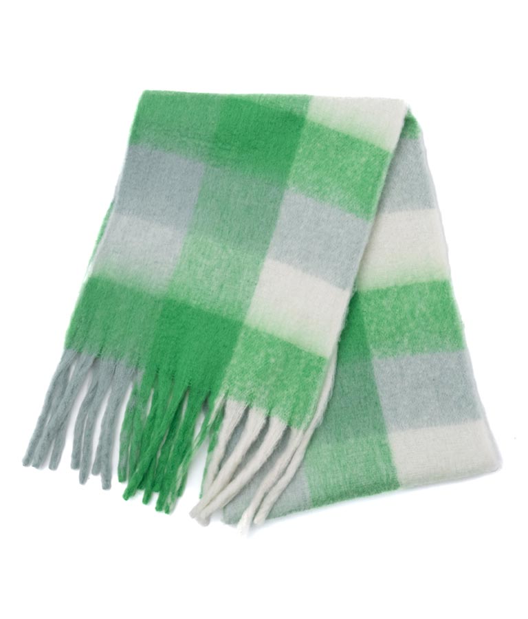 フリンジ大判ストール 159-5517