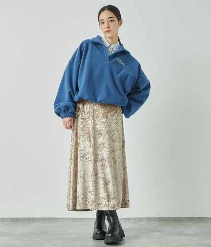 オープンスリーブ オーバー サイズシャツ 154-5505