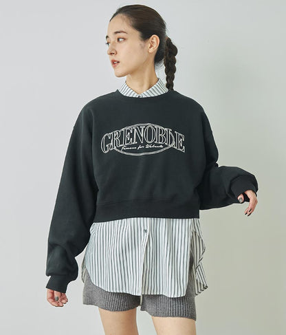 オープンスリーブ オーバー サイズシャツ 154-5505