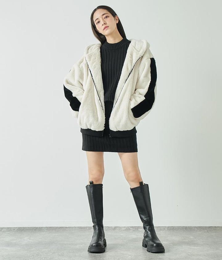 サイドゴアロングブーツ 799-8955
