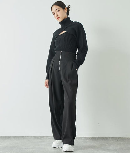 ZIP スラックス パンツ 152-5513