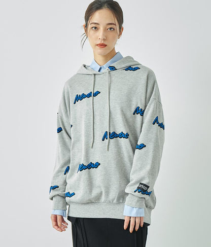 英字柄 裏毛 スウェット パーカー【親子お揃い】 793-9041