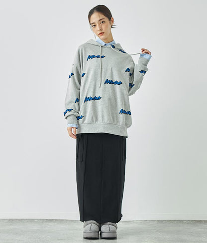 英字柄 裏毛 スウェット パーカー【親子お揃い】 793-9041