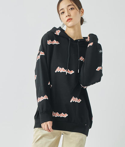 英字柄 裏毛 スウェット パーカー【親子お揃い】 793-9041