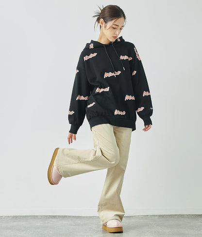 英字柄 裏毛 スウェット パーカー【親子お揃い】 793-9041