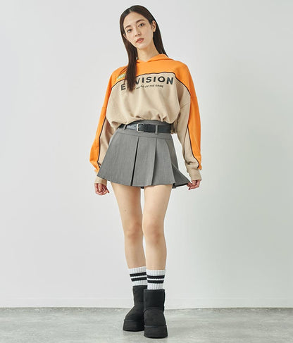 配色パイピング裏毛フーディー【親子お揃い】 793-8974