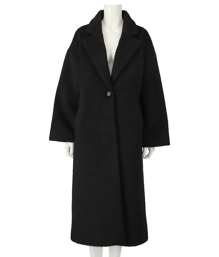 オーバーサイズ シャギー ロング チェスター コート 796-8929