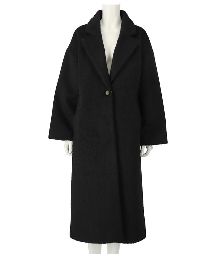 オーバーサイズ シャギー ロング チェスター コート 796-8929