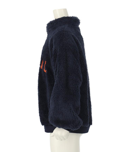 ハイネック ハーフジップ ボア トップス 【親子お揃い】 423-3154