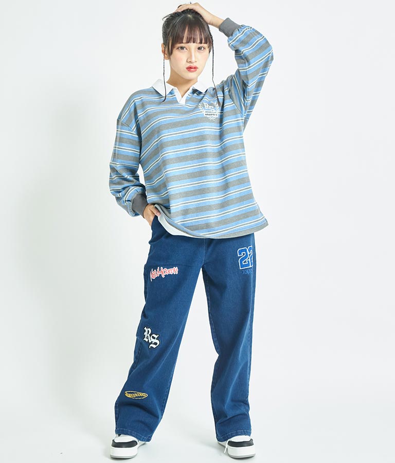 R+S ワッペン付 パンツ 912-7337