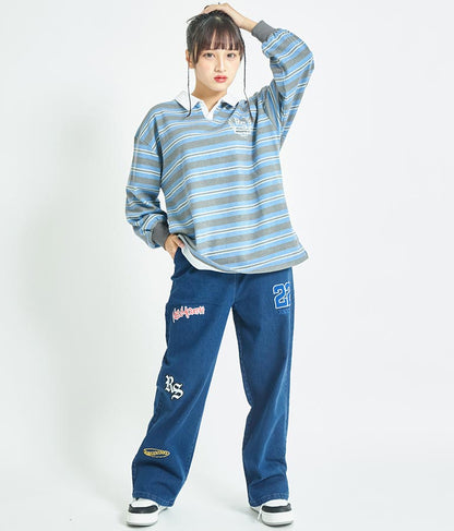 R+S ワッペン付 パンツ 912-7337