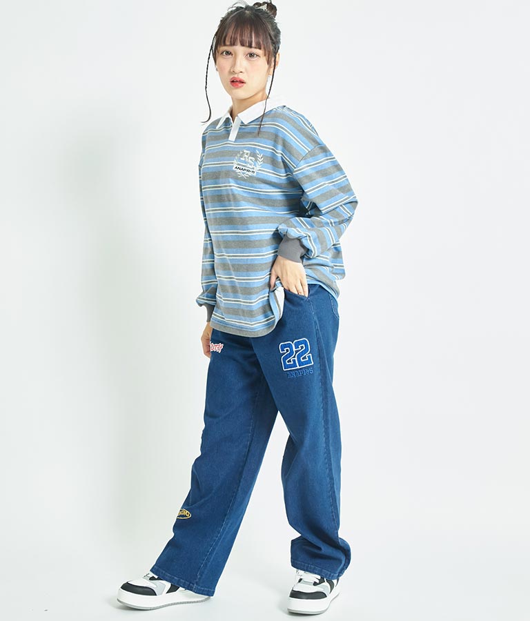 R+S ワッペン付 パンツ 912-7337