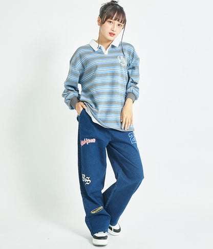 R+S ワッペン付 パンツ 912-7337