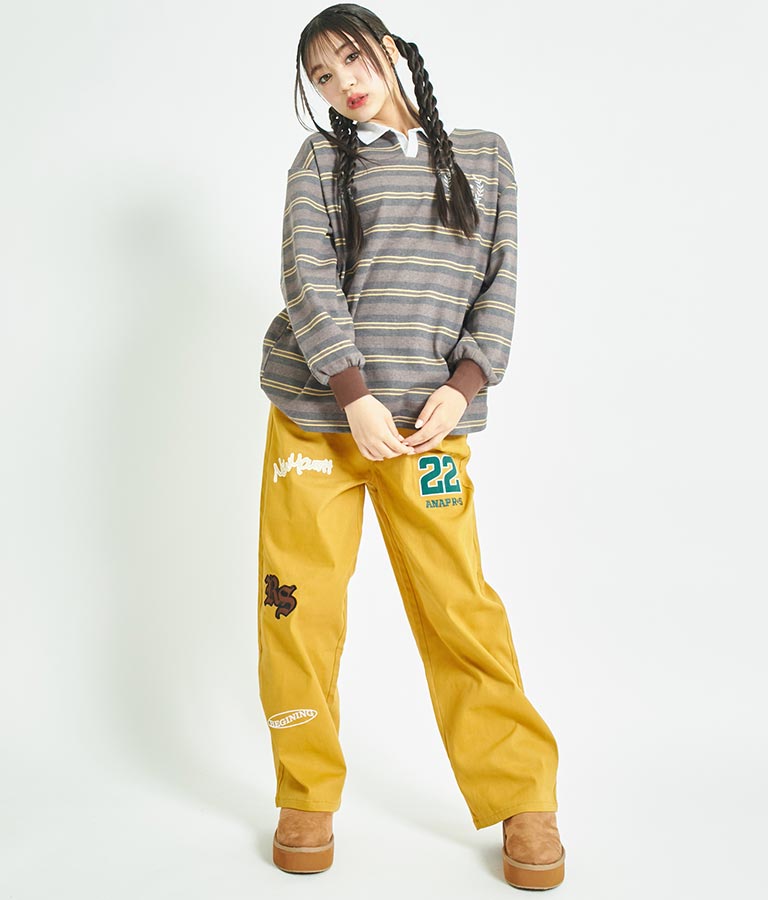 R+S ワッペン付 パンツ 912-7337