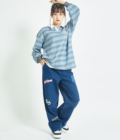 R+S ワッペン付 パンツ 912-7337