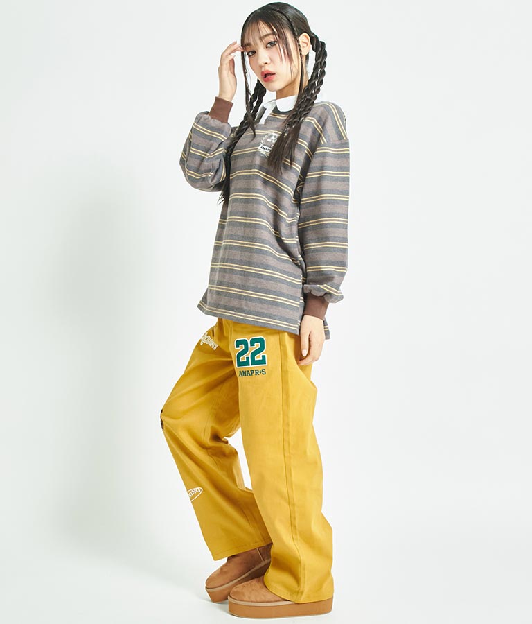 R+S ワッペン付 パンツ 912-7337