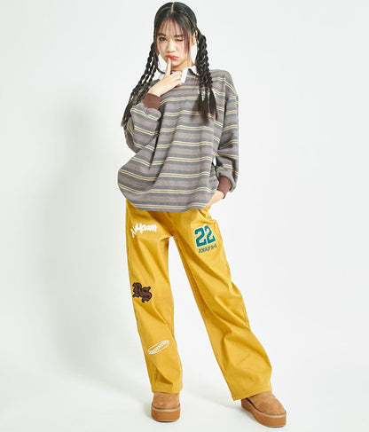 R+S ワッペン付 パンツ 912-7337