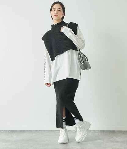 袖 メッセージロゴ ロング Tシャツ ロンT クルーネック 長袖 793-9054