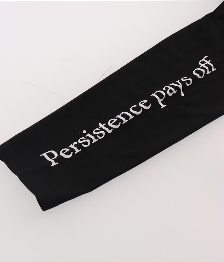 袖 メッセージロゴ ロング Tシャツ ロンT クルーネック 長袖 793-9054