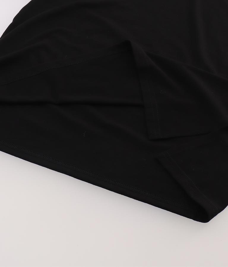 袖 メッセージロゴ ロング Tシャツ ロンT クルーネック 長袖 793-9054