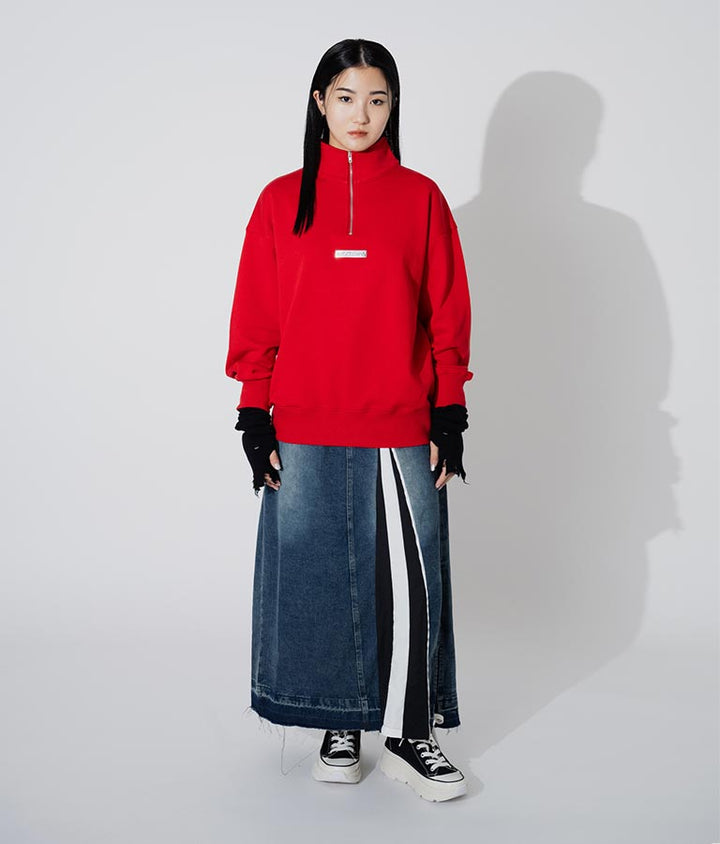 ハーフジップ プルオーバー 30-3109