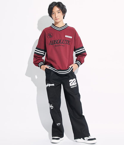 R+S ワッペン付 パンツ 912-7337