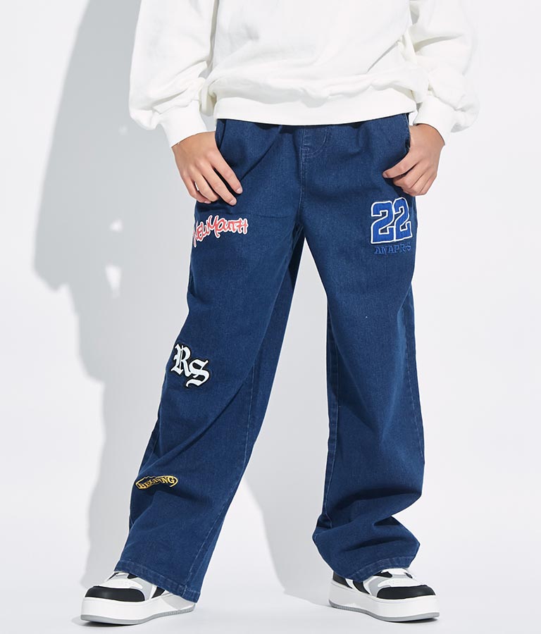 R+S ワッペン付 パンツ 912-7337