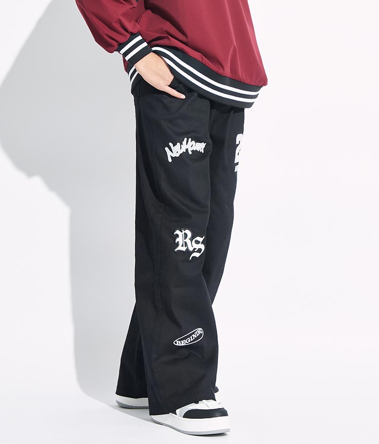 R+S ワッペン付 パンツ 912-7337
