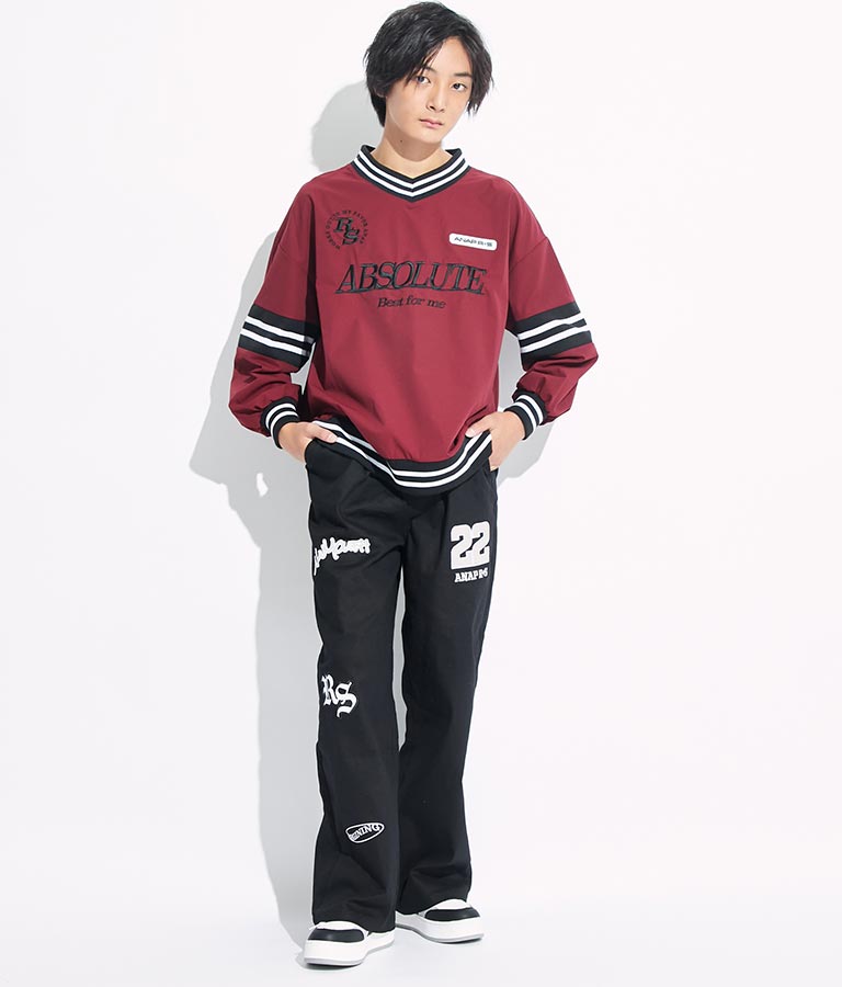 R+S ワッペン付 パンツ 912-7337