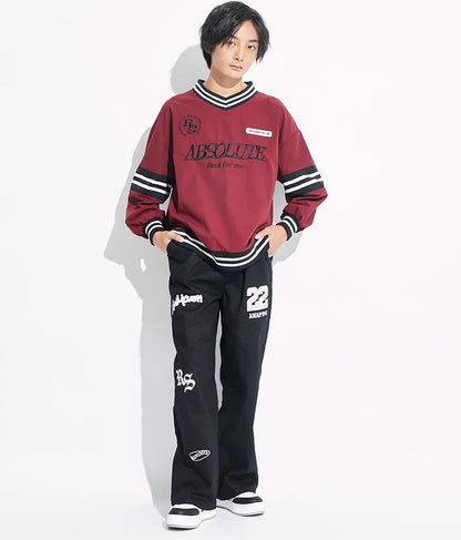 R+S ワッペン付 パンツ 912-7337