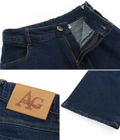 ストレッチ デニム ワイドパンツ 912-7328