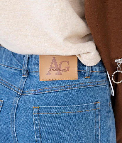 ストレッチ デニム ワイドパンツ 912-7328