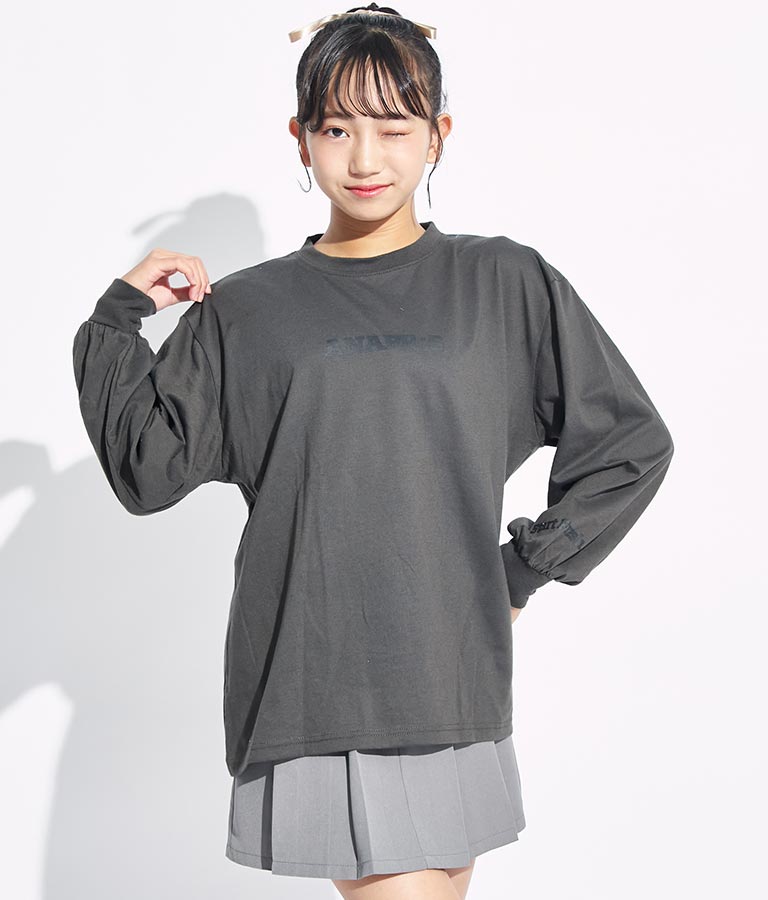 R+S ハーフジップ 裏毛 ベスト × ロングTシャツ セット 918-7355