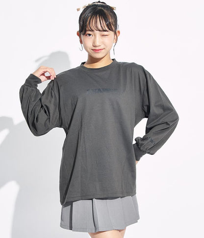 R+S ハーフジップ 裏毛 ベスト × ロングTシャツ セット 918-7355